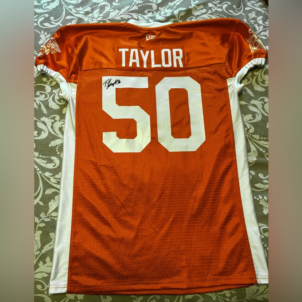 BC Lions Team Issued Game Worn Pro Jersey